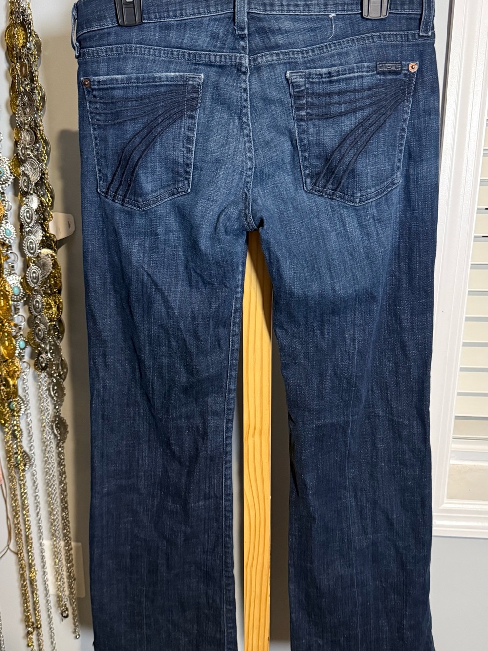 7 For All Mankind Dojos Women's Bootcut Jeans - Deep Blue Denim